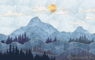 Фотообои De-Art Детские горы-17